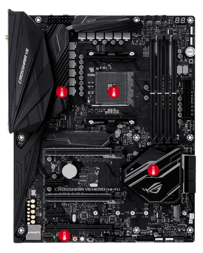 ASUS ROG Crosshair VII Hero (Wi-Fi) AM4 ATX AMD Motherboard