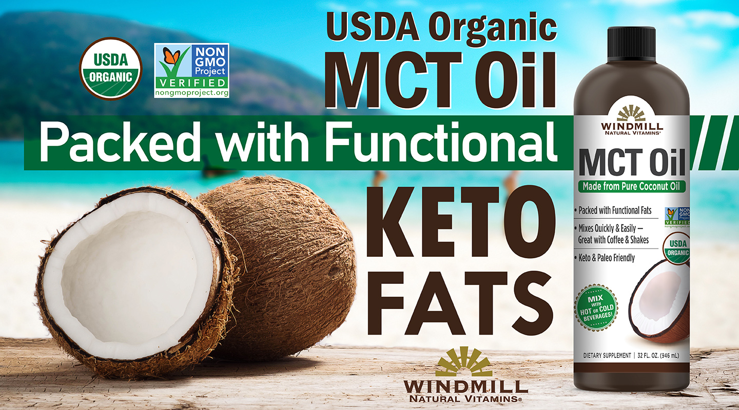 Windmill USDA Organic MCT Oil, 32 fl oz | Costco