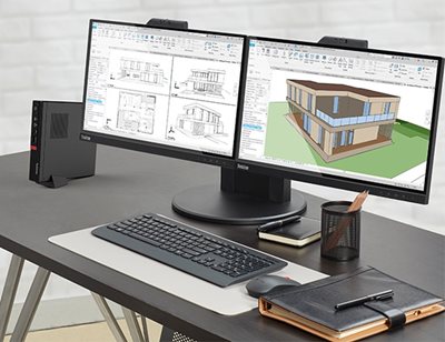 Lenovo ThinkStation P330 Tiny Desktop Computer i7-9700T 16GB 512GB