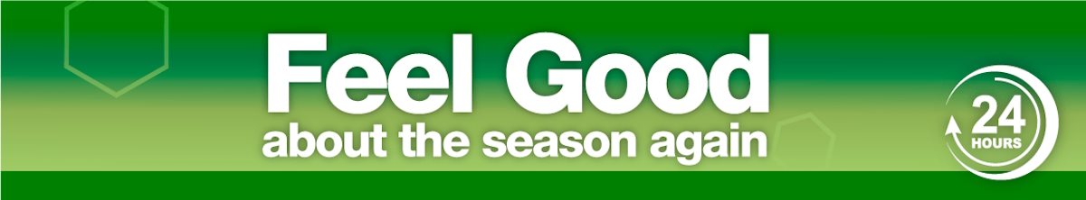 Feel Good about the season again