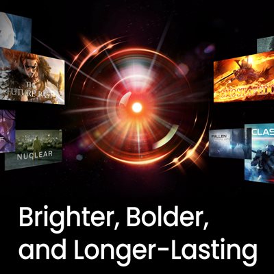 Spil større og lysere