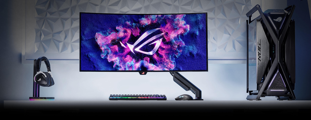ASUS ROG Ergo Monitor Arm (AAS01) - Monitor Mount with Cable