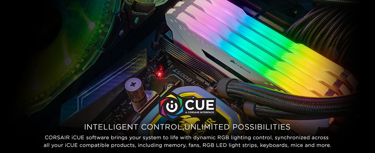 redaktionelle kobling igennem Corsair Vengeance RGB PRO Light Enhancement Kit (Memory not Included) –  White - Micro Center