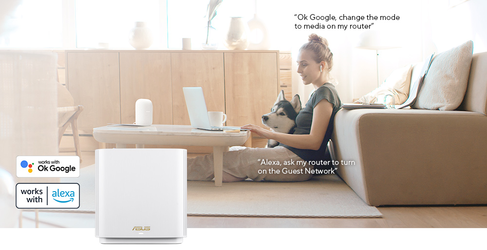 ASUS ZenWiFi AX XT9 1 pack - Vit - Router | Webhallen