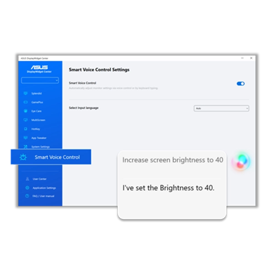 Smart Voice Control for Effortless Adjustments