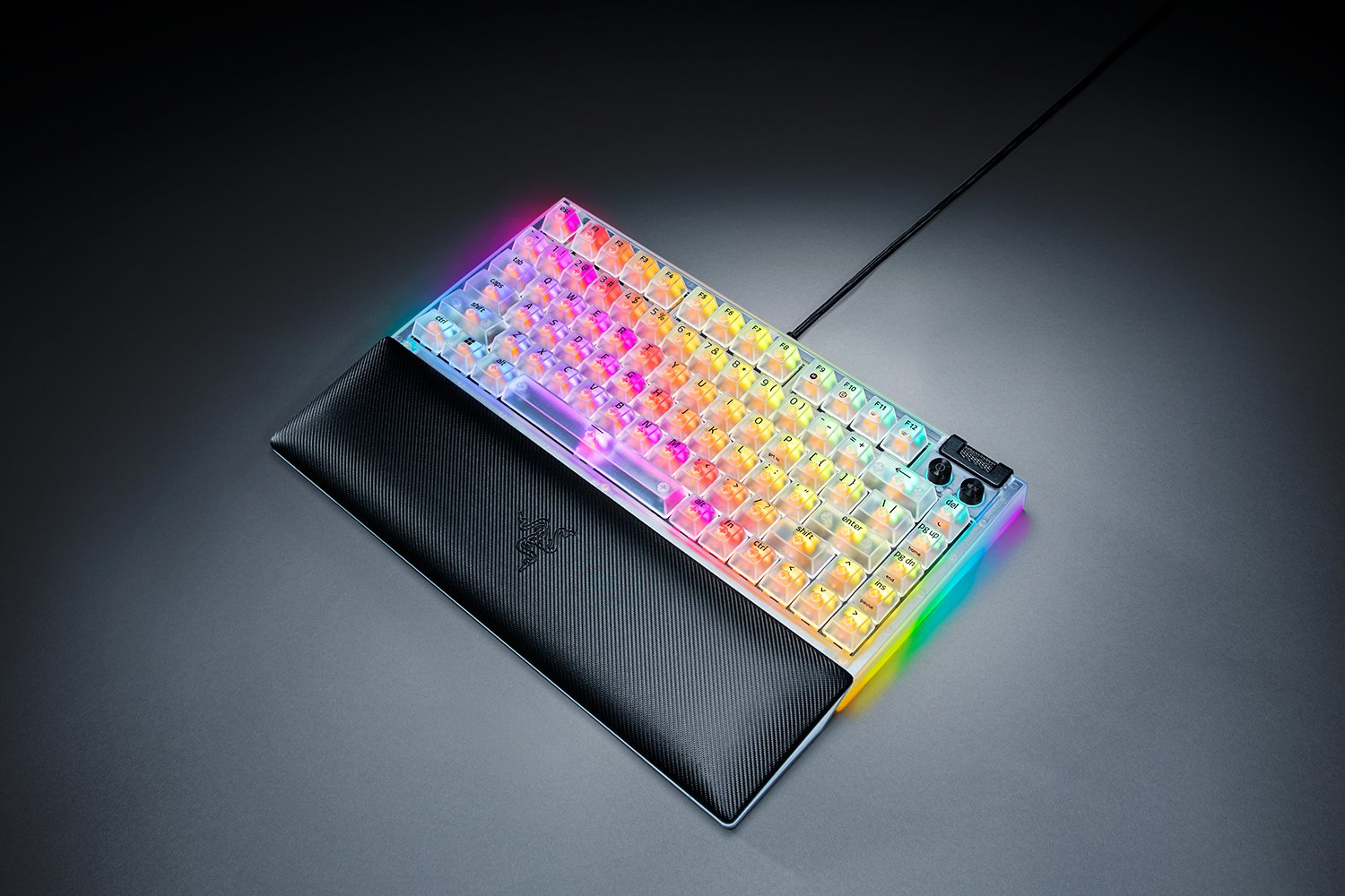 Razer Blackwidow V4 75% Wired Mechanical Orange Switch Gaming