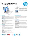 HP Laptop 15-ef2747wm datasheet