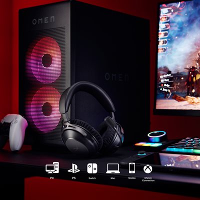 Multi -Platform Compatibility via USB-C, USB-A, Bluetooth®, and 3.5mm