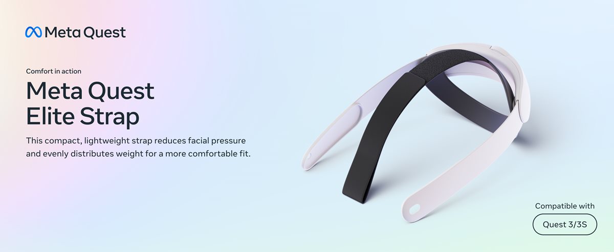 Quest Elite Strap — Works with Meta Quest 3/3S — Premium Comfort
