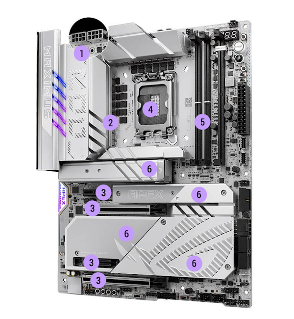 ★ASUS ROG MAXIMUS Z890 APEX intel Core ROG MAXIMUS Z890 APEX | ROG Maximus | Gaming motherboards