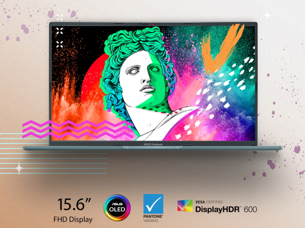 ASUS VivoBook 15X OLED Laptop, 15.6