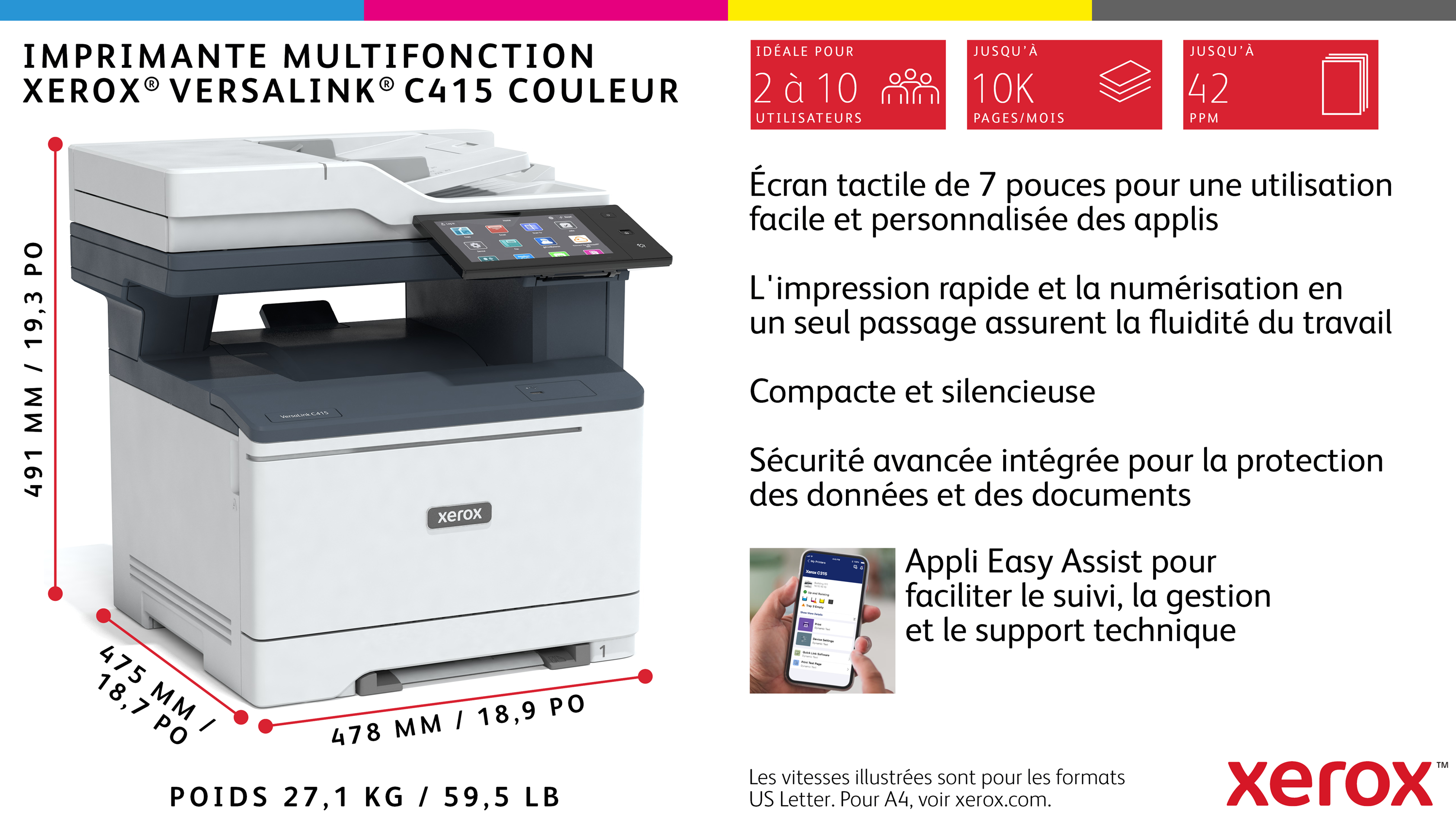 Xerox VersaLink C415V_DN - imprimante multifonctions - couleur