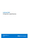 Configuración y especificaciones