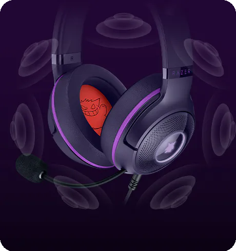 Razer Kraken Kitty V2 Wired Over the Ear Gaming Headset for PC