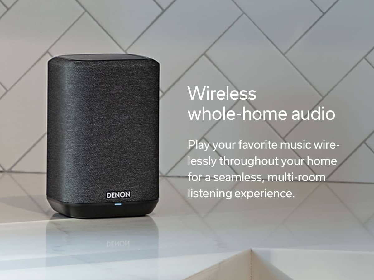 Denon Home 150 Wireless Speaker with HEOS Built in AirPlay 2 and