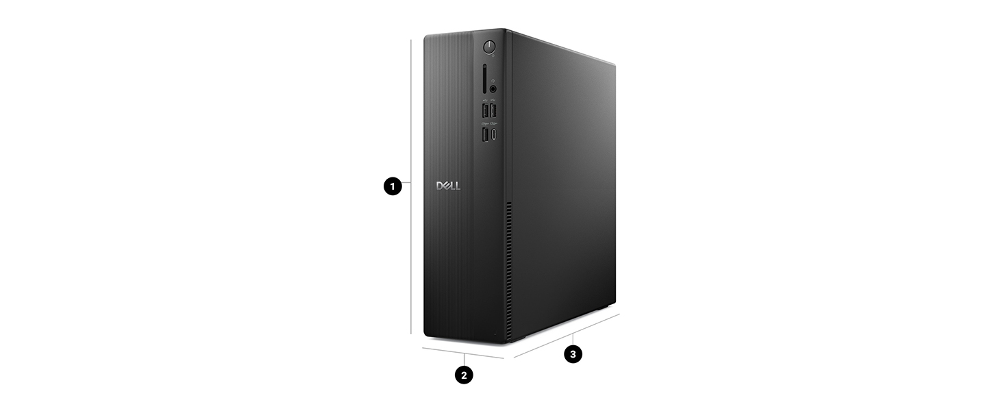 Dell Slim Desktop ECS1250 - Intel Core i5-14400, Intel UHD 730