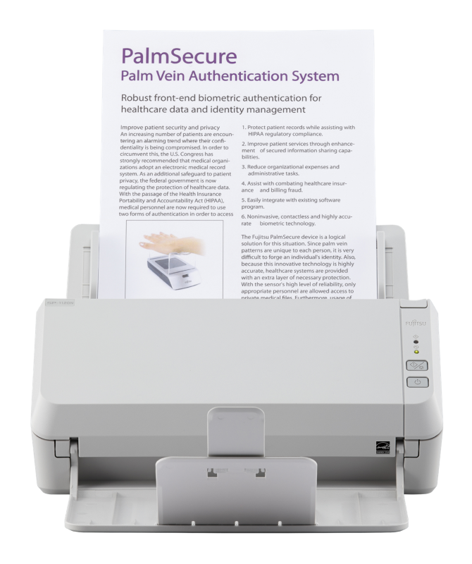 Fujitsu SP-1125N-25 pages per minute. - A4 Scanner-