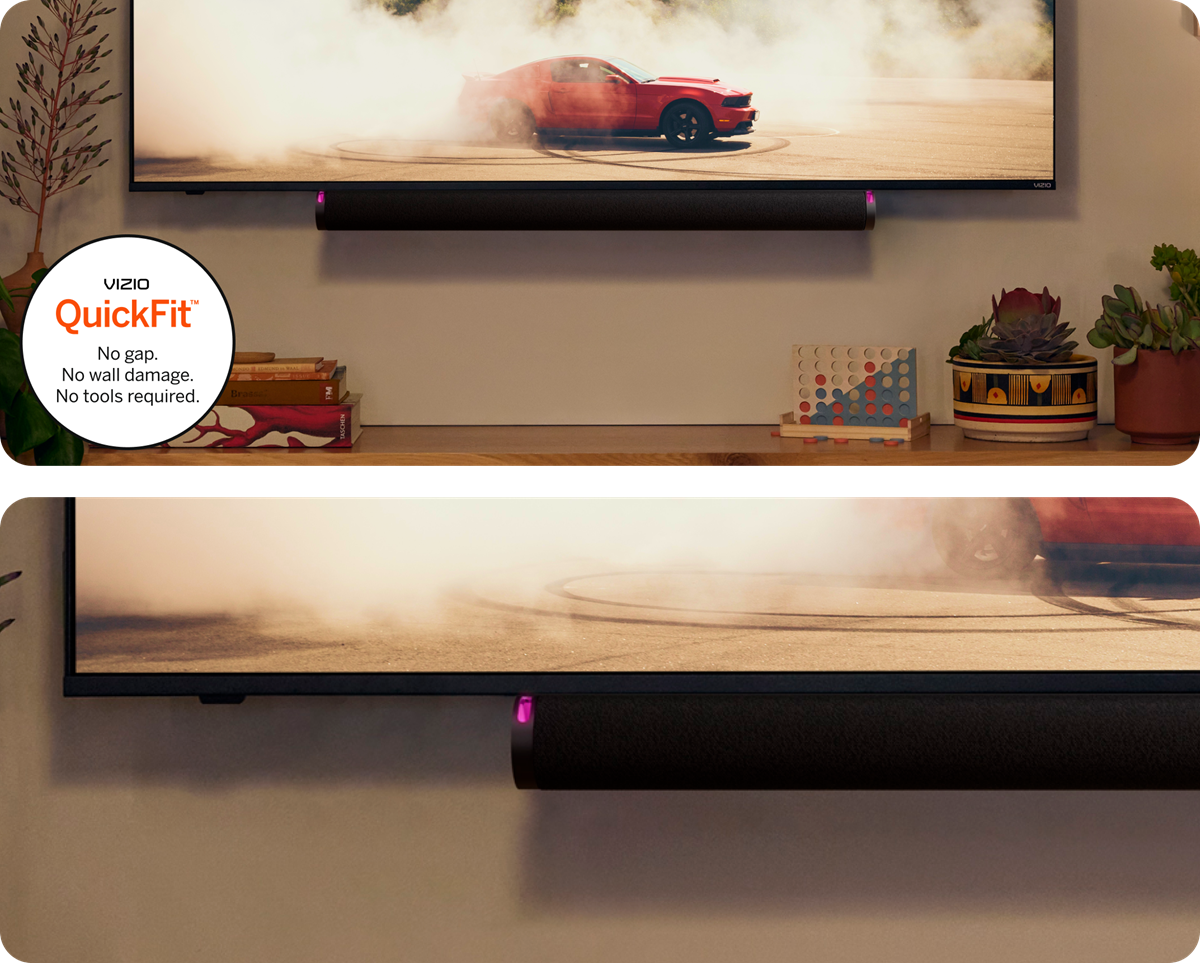 VIZIO QuickFit TVs and Soundbars