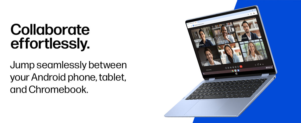 HP Chromebook x360 14 Laptop PC 2K Chrome OS Intel N150 4GB 128GB