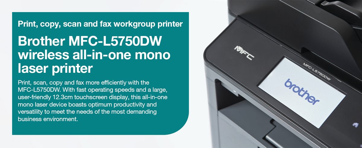Brother MFC-L5750DW wireless all-in-one mono laser printer