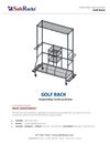 Deluxe Golf Rack Assembly Instructions