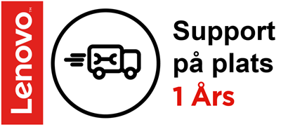 1 års support på plats