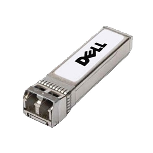 slide 1 of 1, show larger image, dell networking, transceiver, sfp+, 10 gbe, sr, 850 nm wavelength, 300 m reach, 12-pack 1