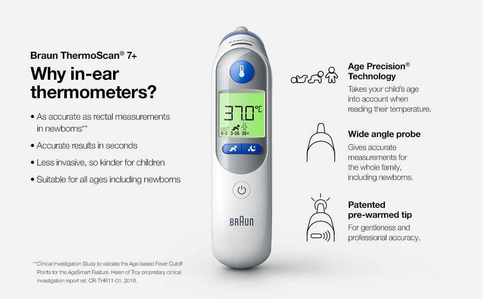 BRAUN THERMOSCAN 7+ Age Precision - Ear thermometer