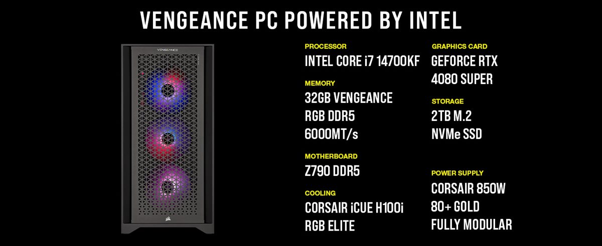 VENGEANCE PC POWERED BY INTEL