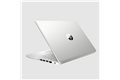 slide 9 of 11, zoom in, rear angle of hp 14 laptop showing silver color