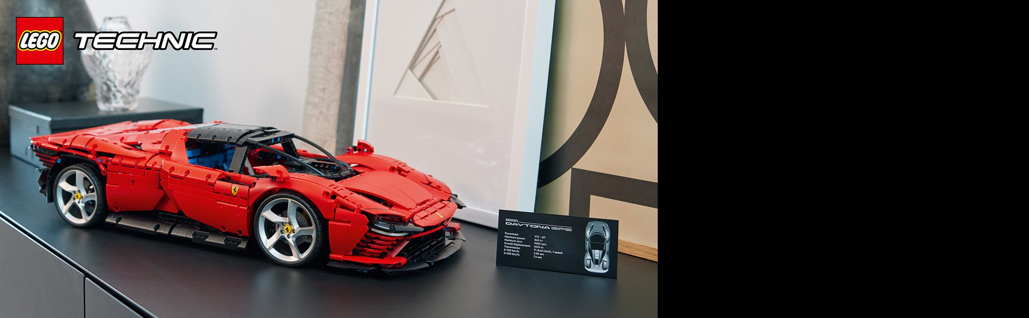 LEGO Technic: Ferrari Daytona SP3 Model Race Car Set (42143) Toys - Zavvi UK