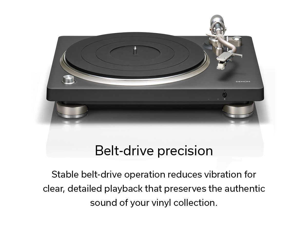 Denon DP 500BT Premium Bluetooth Turntable Black DP500BT - Best Buy