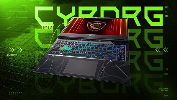 slide 1 of 1, show larger image, msi cyborg 15 b2rwfkg gaming laptop