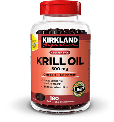 Dầu nhuyễn thể Kirkland Signature 500mg