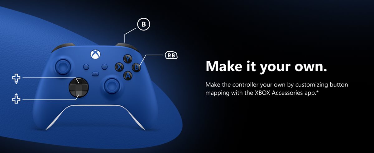Make it your own. Make the controller your own.