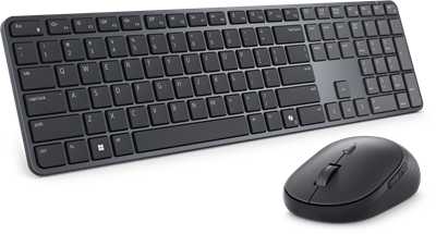Dell Pro 7 slankt tastatur og mus - KM726 - US international (QWERTY)