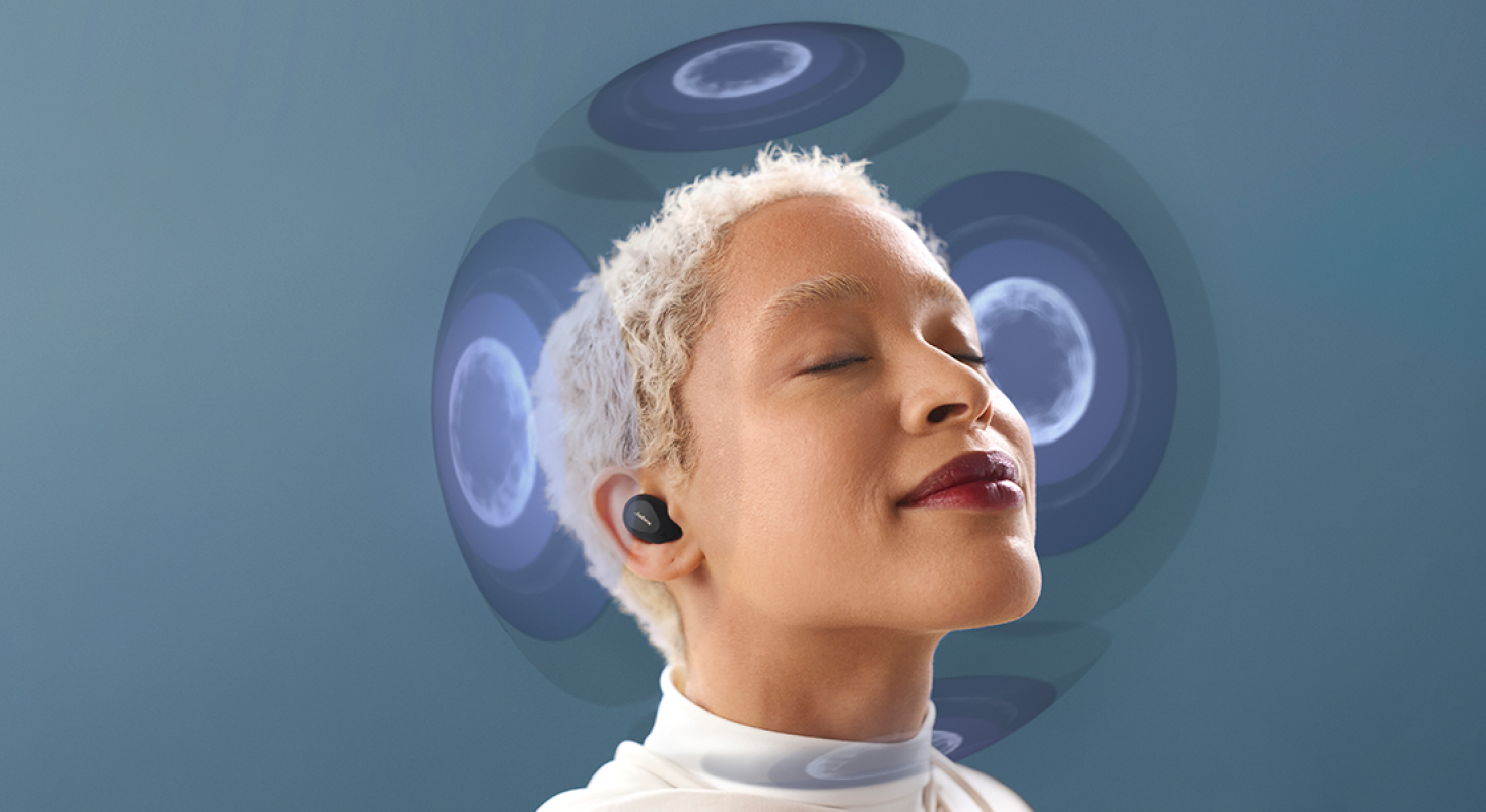 in-ear noise mic | Dell - canceling Elite cream - - wireless Jabra True - 10 with USA earphones - Bluetooth active