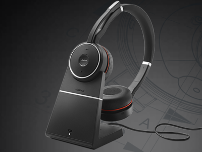 Jabra Evolve 75 MS Stereo - headset 