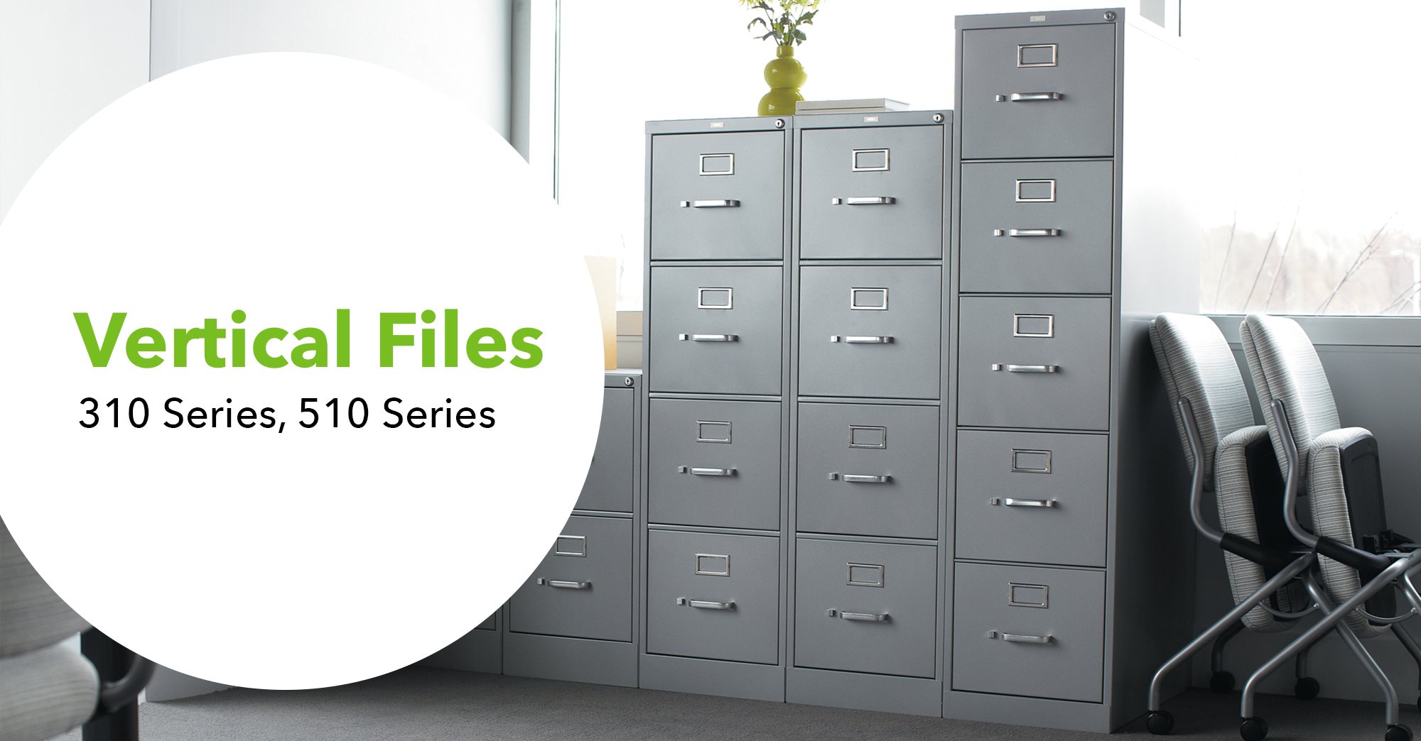 HON 310 Series Two-Drawer Full-Suspension File Letter 26-1/2d Putty 312PL 