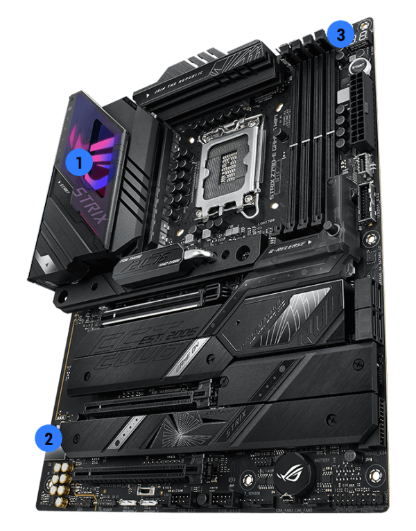 ASUS ROG Strix Z790-E Gaming WiFi 6E LGA 1700(Intel 14th &12th&13th Gen)ATX  gaming motherboard(PCIe 5.0, DDR5,18+1 ower stages,2.5 Gb LAN, Bluetooth  v5.2,Thunderbolt 4,support up to 5xM.2,1xPCIe 5.0 