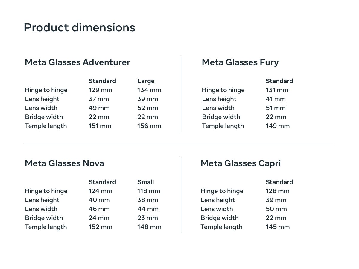 Product Dimensions