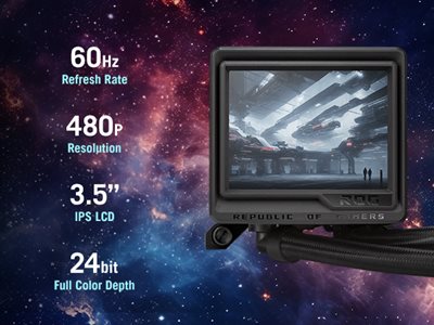 3,5" LCD i fuld farve