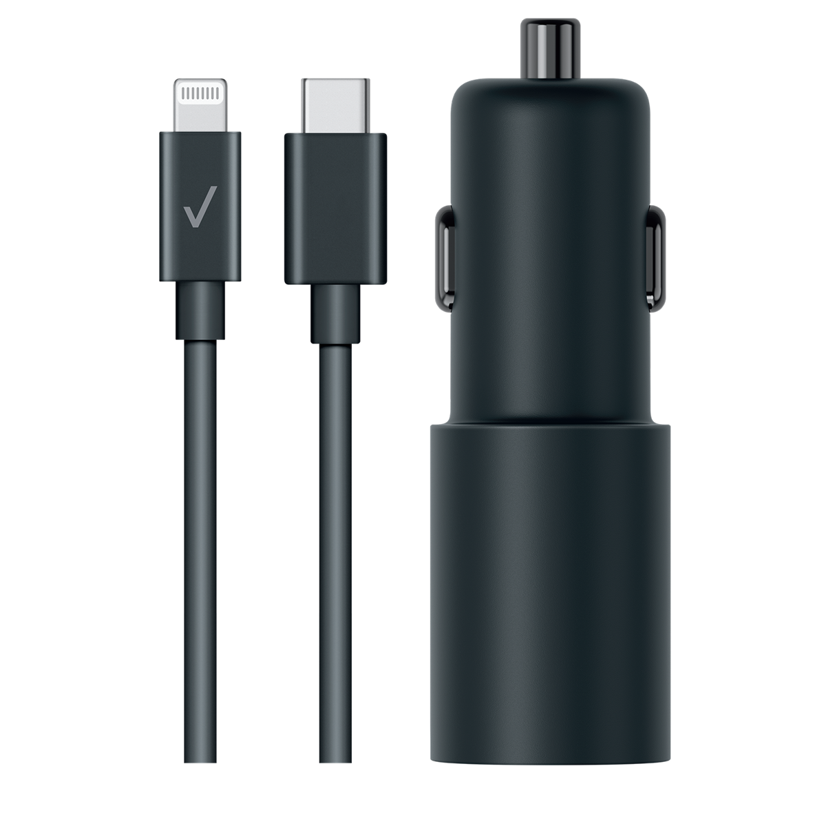 Cargador de coche de 45 W, 2 puertos USB C adaptador de cargador de coche  súper rápido con cable tipo C de 100 W compatible con iPhone, Samsung, iPad