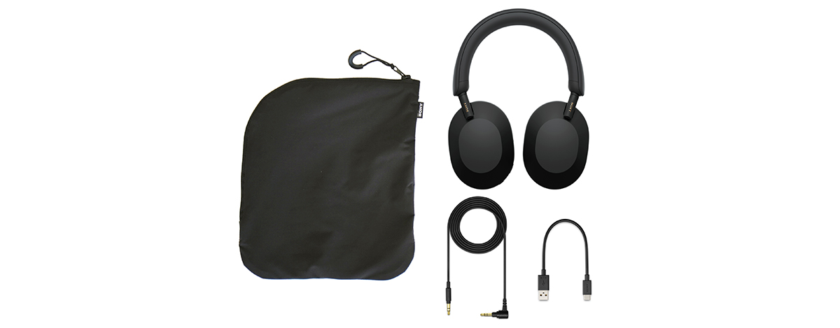 slide 5 of 5, zoom in, wh-1000xm5sa premium wireless noise cancelling headphones