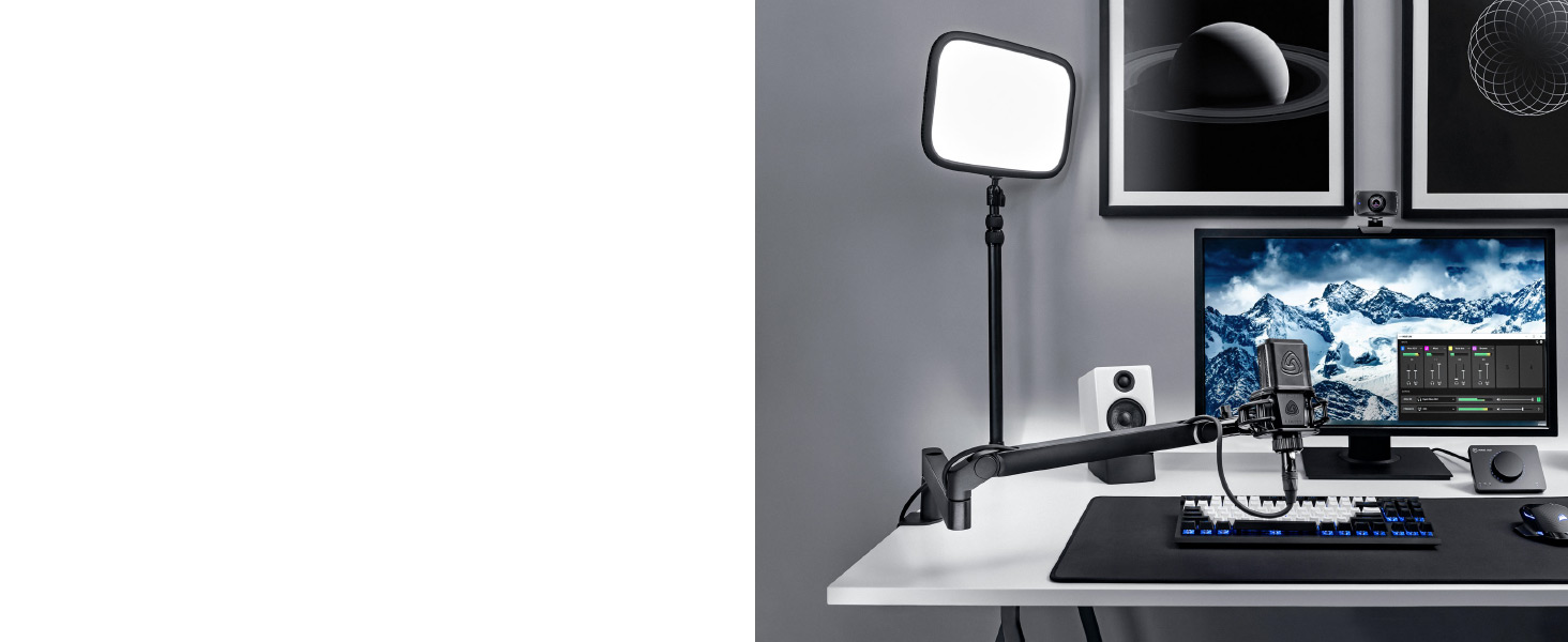  Elgato Wave Mic Arm LP - Premium Low Profile Microphone with  Cable Management Channels, Desk Clamp, Versatile Mounting and Fully  Adjustable, perfect for Podcast, Streaming, Gaming, Home Office :  Everything Else