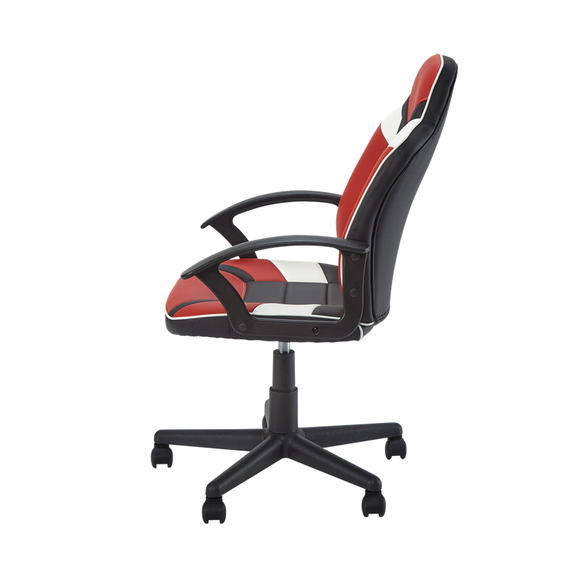 X Rocker Saturn Black/Red/Grey Mid-Back Esport Gaming Chair