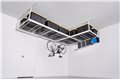 slide 2 of 6, zoom in, saferacks overhead storage platform white