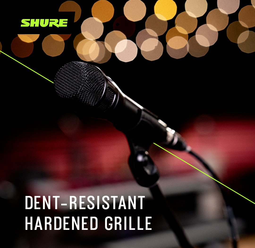 Shure Nexadyne Dynamic Microphone with Revonic dual-engine transducer technology