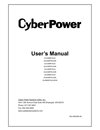 CyberPower OL3000RTXL2U Smart App Online UPS - User Manual