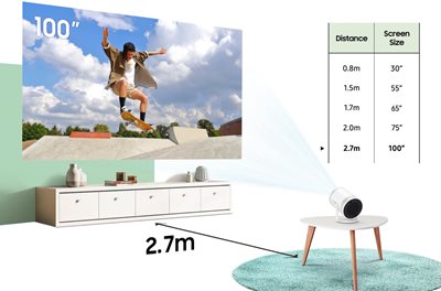 Projecteur TV Samsung FHD Smart Freestyle